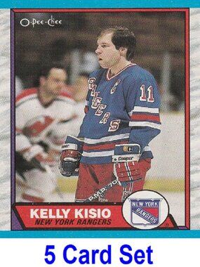 Kelly Kisio Hockey Card Collection